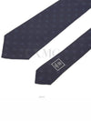 Silk Tie CC Logo Navy Blue - CHANEL - BALAAN 6