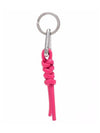 Tube Knot Nappa Key Holder Bubblegum - BOTTEGA VENETA - BALAAN 1