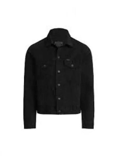 Garment Dyed Denim Trucker Jacket Black 1236182 - POLO RALPH LAUREN - BALAAN 1