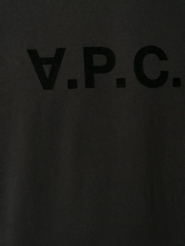 VPC Logo Organic Cotton Short Sleeve T-Shirt Black - A.P.C. - BALAAN 6