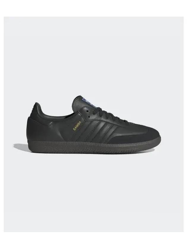 Samba OG Leather Low Top Sneakers Core Black - ADIDAS - BALAAN 2