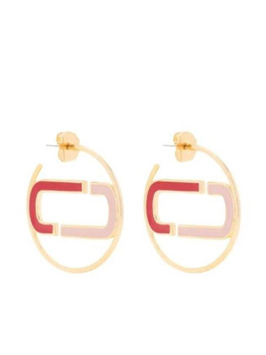 large enamel hoop earrings J210MT2RE22949 - MARC JACOBS - BALAAN 1