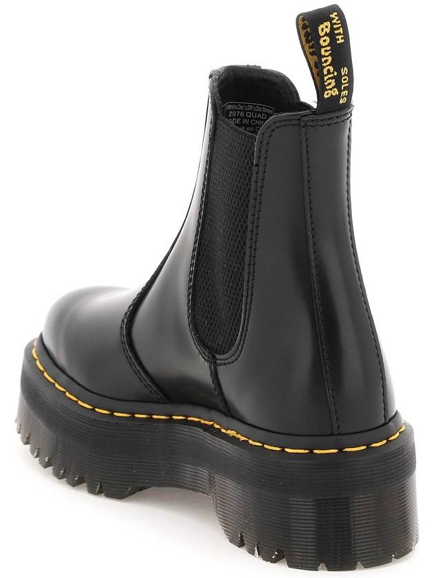 Women's 2976 Quad Chelsea Boots Black - DR. MARTENS - BALAAN 4