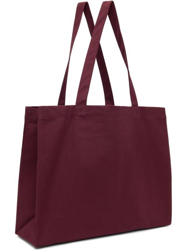 Diane University Horizontal Tote Bag Burgundy - A.P.C. - BALAAN 3