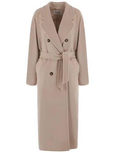 MADAME cashmere belt coat beige 2421018011 032 - MAX MARA - BALAAN 1