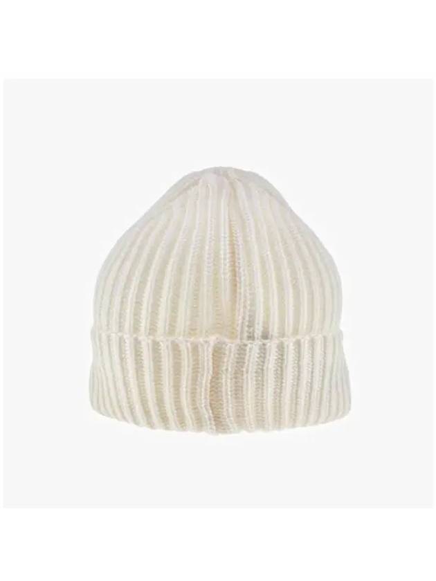 Extra Fine Merino Wool Goggle Beanie White - CP COMPANY - BALAAN 6