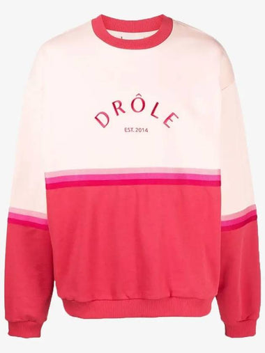 Drold Monsieur Logo Sweatshirt SS22SW103PK PK - DROLE DE MONSIEUR - BALAAN 1