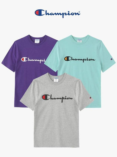 Logo shortsleeved Tshirt Unisex shortsleeved Tshirt T1919G 549465 - CHAMPION - BALAAN 1