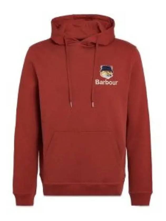 Fox Head Logo Hoodie Organge - BARBOUR - BALAAN 2