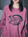 Cheese Bunny Raglan Pigment Sweatshirt Dusty Pink - CPGN STUDIO - BALAAN 3