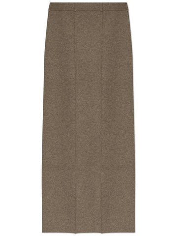 Lisa Yang Cashmere Skirt Ameline, Women's, Grey - LISA YANG - BALAAN 1