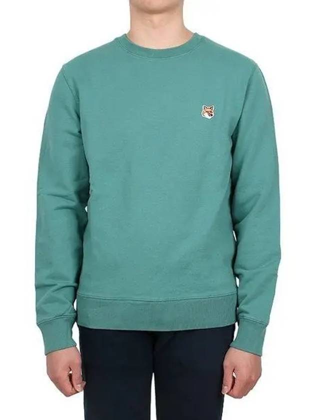 Fox Head Patch Regular Sweatshirt Teal Green - MAISON KITSUNE - BALAAN 2