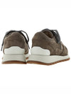 Women's Suede Low Top Sneakers Brown - BRUNELLO CUCINELLI - BALAAN 5