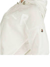 Women's Overfit Logo Hooded Top White - MONCLER - BALAAN.