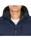 Lodge Down Hooded Padding Jacket Atlantic Navy - CANADA GOOSE - BALAAN 9