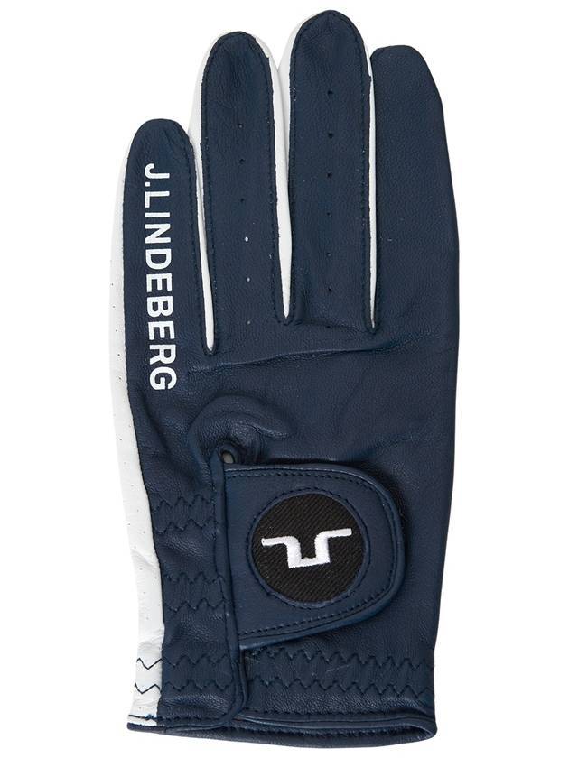 Ron Leather Golf Gloves Navy - J.LINDEBERG - BALAAN 1