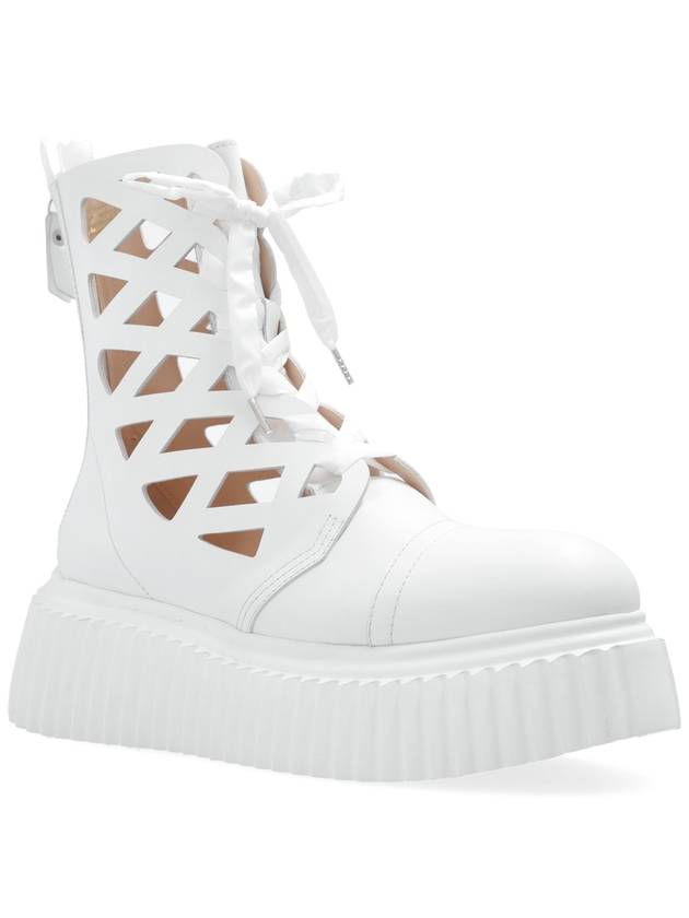 AGL Platform Shoes Viggy, Women's, White - AGL - BALAAN 4