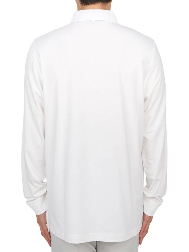 Florian Polo Long Sleeve T-Shirt White - J.LINDEBERG - BALAAN 4