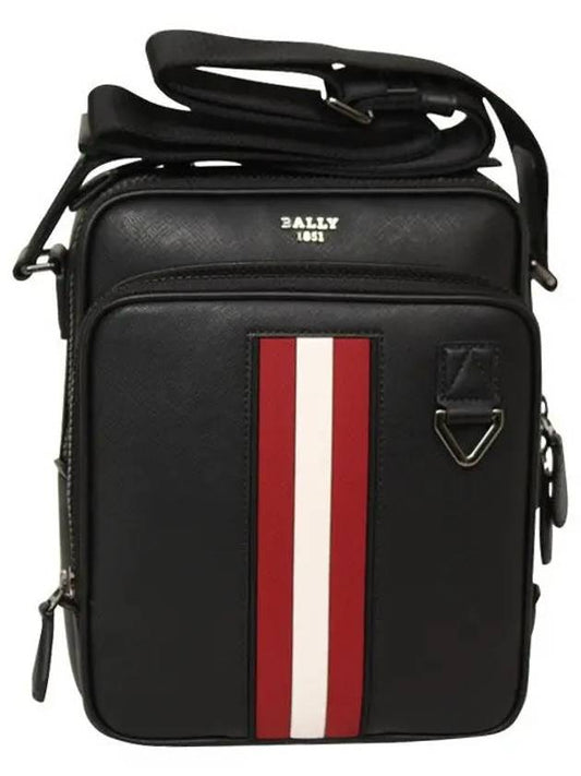 Mackao Logo Messenger Cross Bag Black - BALLY - BALAAN 2