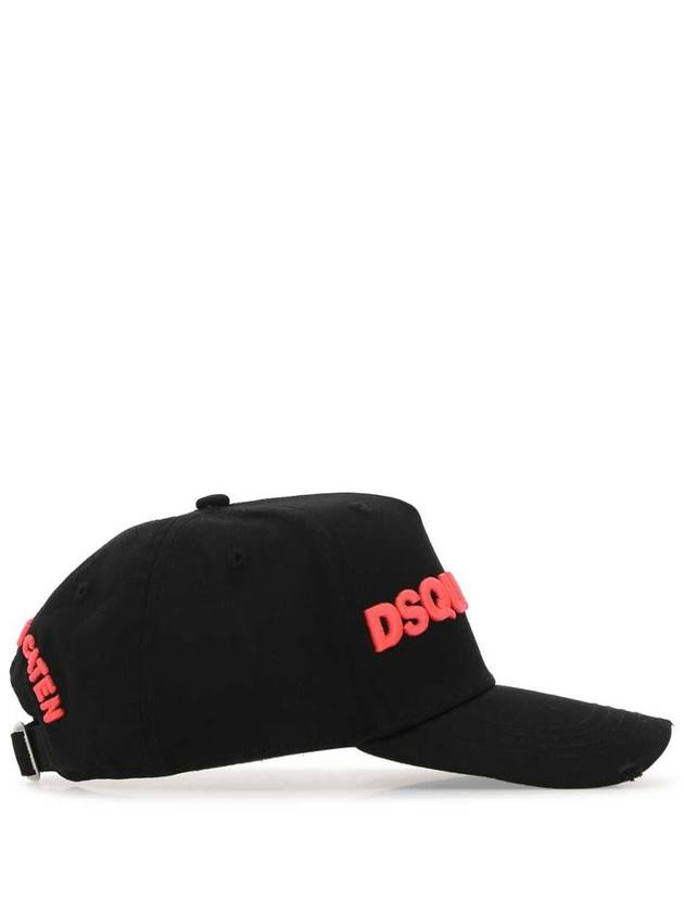 logo patch ball cap black pink - DSQUARED2 - BALAAN 3