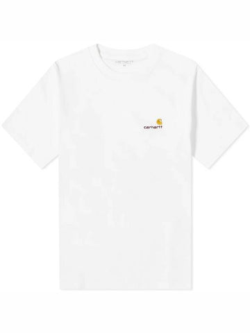 Carhartt WIP American Script T Shirt I032218 02XX - CARHARTT WIP - BALAAN 1