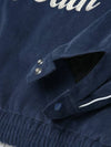 PIPED BLOUSON JACKET CORDUROY NAVY - ROLLING STUDIOS - BALAAN 6