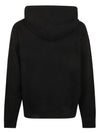 Logo Patch Drawstring Cotton Zip-up Hoodie Black - JIL SANDER - BALAAN 4