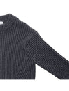 Wool Knit Top Grey - AMI - BALAAN 5