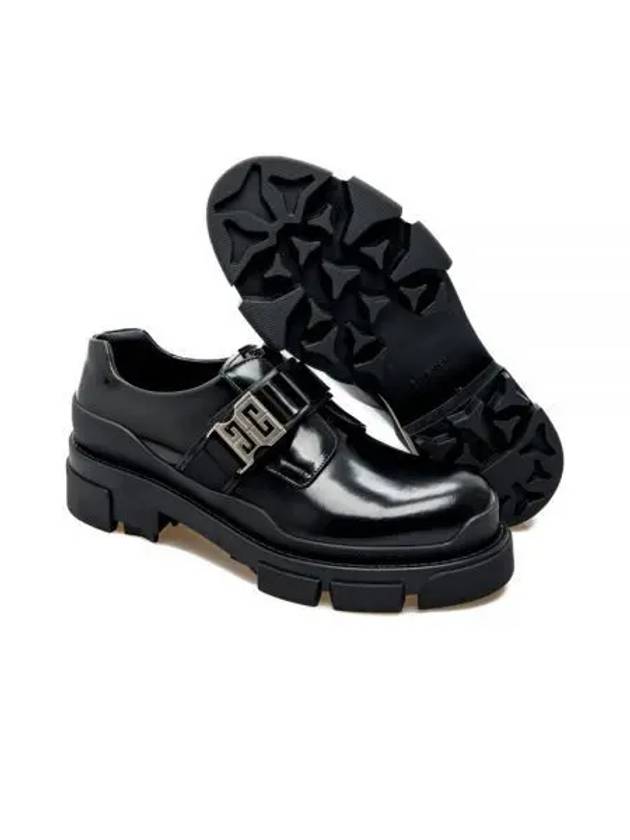 Terra Buckle Leather Derby Black - GIVENCHY - BALAAN 2