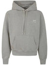 Alexandre Mattiussi Logo Print Hoodie Grey - AMI - BALAAN 3