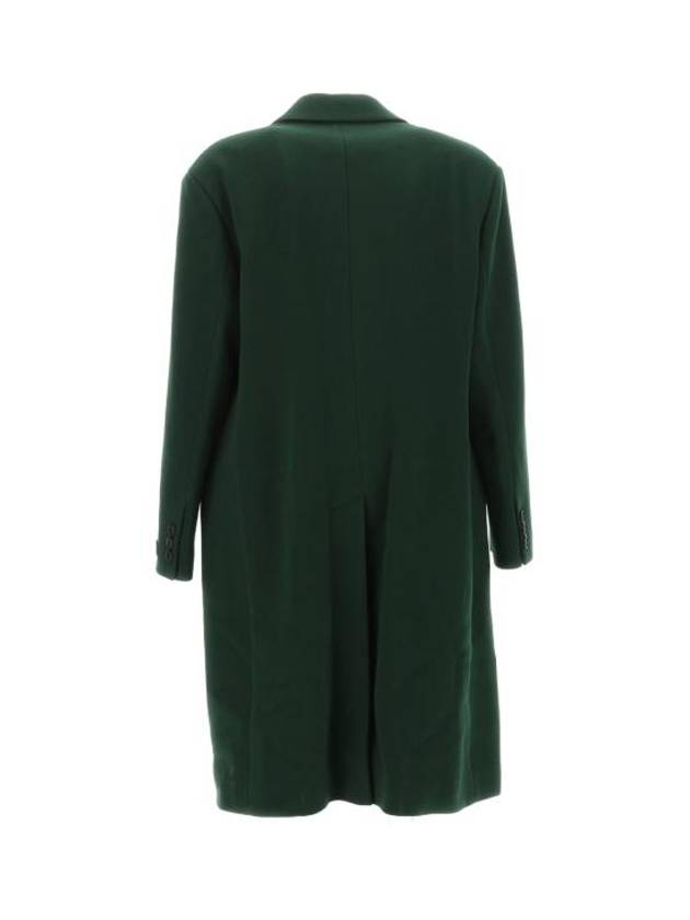 Notched Lapel Single Breasted Single Coat Green - MARNI - BALAAN 3