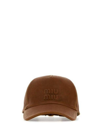 Hat 5HC1792BBL F098L Beige o Tan - MIU MIU - BALAAN 1