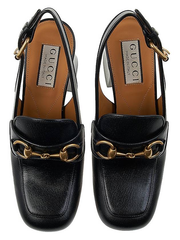 24 ss Leather Mule WITH Iconic Horsebit 7715660G0V01000 B0651009614 - GUCCI - BALAAN 7