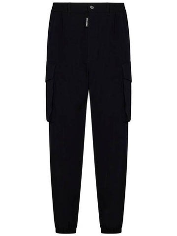 Straight Pants S71KB0595 D35016 900 Black - DSQUARED2 - BALAAN 1