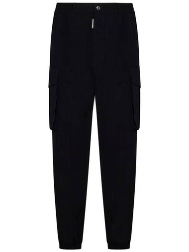 Straight Pants S71KB0595 D35016 900 Black - DSQUARED2 - BALAAN 1