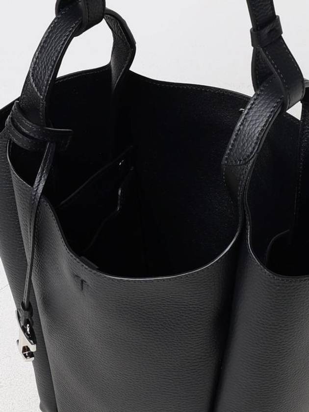 Leather Small Bucket Bag Black - TOD'S - BALAAN 6