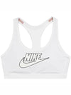 W Sports Bra Swoosh Futura FB4081 100 - NIKE - BALAAN 2