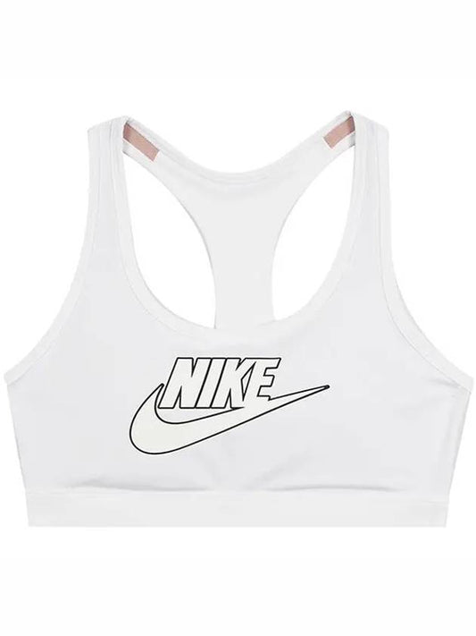 W Sports Bra Swoosh Futura FB4081 100 - NIKE - BALAAN 2