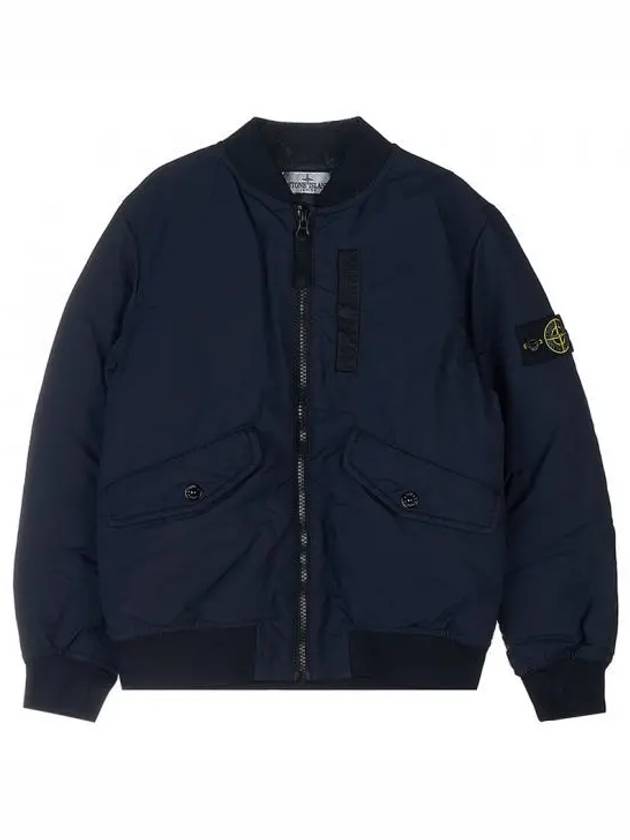 Kids Waffen Logo Bomber Jacket Navy - STONE ISLAND - BALAAN 2