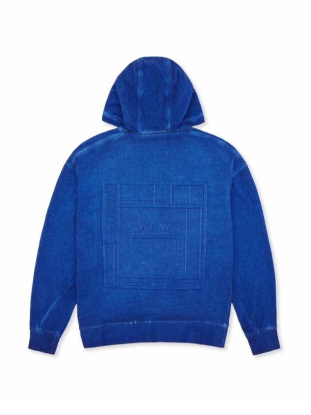 M ACW Garment Dying Logo Hooded Sweatshirt Cobalt Blue - A-COLD-WALL - BALAAN 2