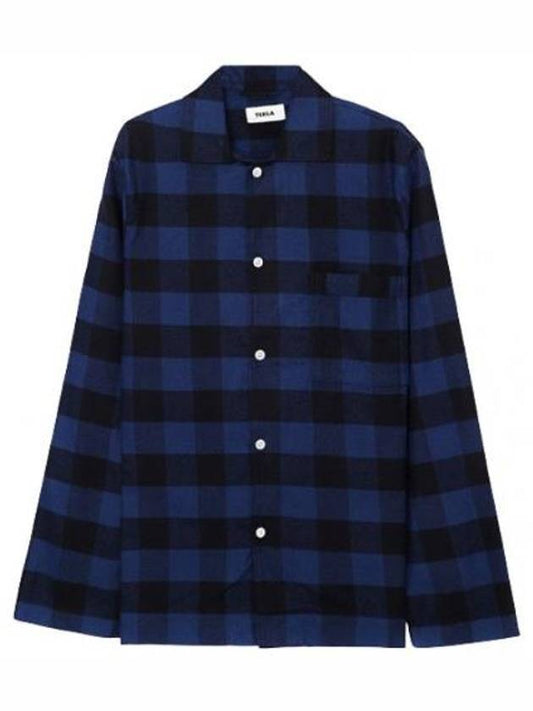 long sleeve shirt flannel pajamas - TEKLA - BALAAN 1