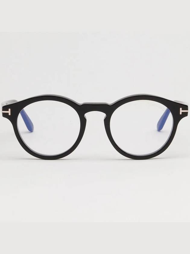 Eyewear Round Acetate Eyeglasses Black - TOM FORD - BALAAN 4