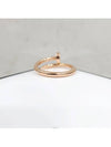 Lux You Just Angle Ring 18K Rose Gold No 61 - CARTIER - BALAAN 3