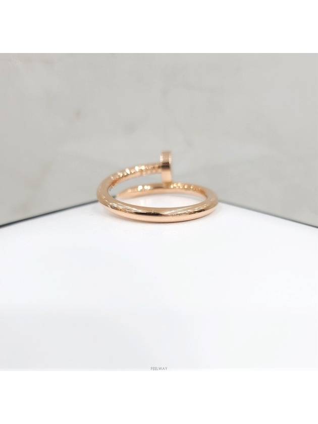 Lux You Just Angle Ring 18K Rose Gold No 61 - CARTIER - BALAAN 3