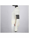 4 Bar Pointelle Knit Top White - THOM BROWNE - BALAAN 4