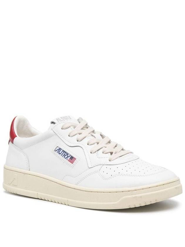 Medalist Red Tab Low Top Sneakers White - AUTRY - BALAAN 4