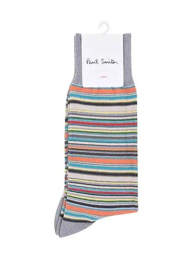 Signature Striped Socks Grey - PAUL SMITH - BALAAN 2