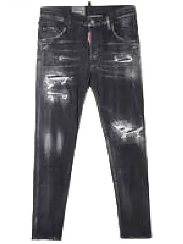 Dsquared 2 Washing Multi Diss Detail Skater Jeans Denim Pants - DSQUARED2 - BALAAN 1