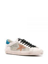 Superstar Leather Low Top Sneakers Blue White - GOLDEN GOOSE - BALAAN 2