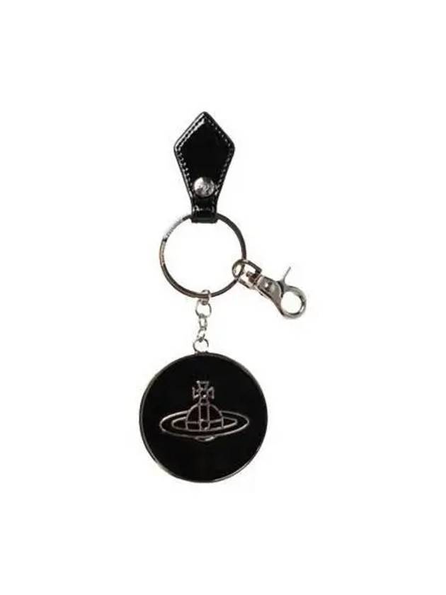 Logo Plaque Keyring Black 82030102 OM000 - VIVIENNE WESTWOOD - BALAAN 1